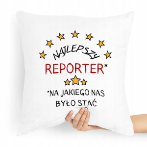 Poduszka Prezent Dla Dziennikarza Reportera