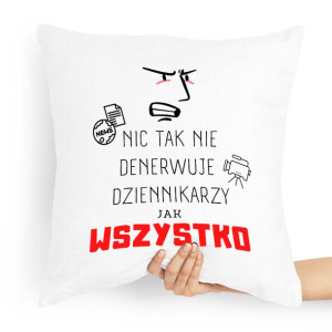 Poduszka Prezent Dla Dziennikarza Reportera
