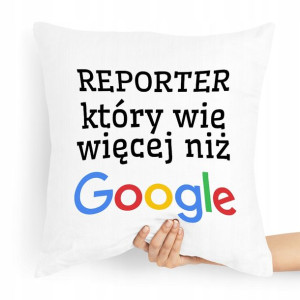 Poduszka Prezent Dla Dziennikarza Reportera