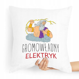 Poduszka Prezent Dla Elektryka Gromowładny