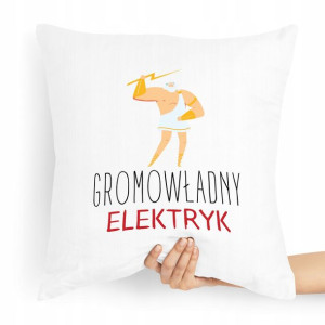 Poduszka Prezent Dla Elektryka Gromowładny