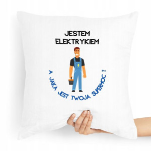 Poduszka Prezent Dla Elektryka Jestem Elektrykiem