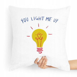 Poduszka Prezent Dla Elektryka You Light Me Up