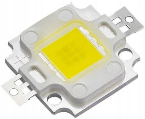 Moduł Cob 10w Dioda Led 300ma Biały 30v + Pasta