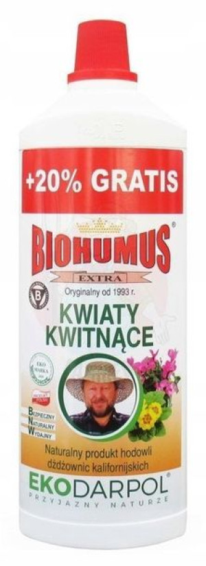 Biohumus Extra Kwitnące 1 L +20% Ekodarpol