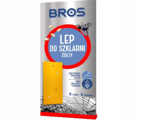 Bros Lep Do Szklarni Żółty 10 Sztuk