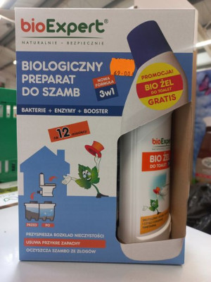 Preparat Do Szamb 1 Kg +bio Żel Do Toalet Gratis