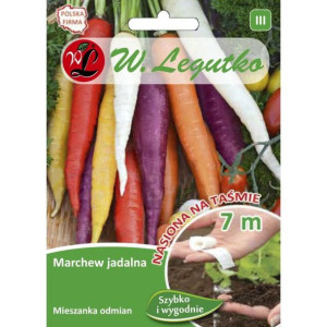 Taśma Marchew jadalna mieszanka odmian 7m