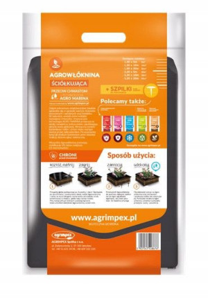 Agrowłóknina Ściółkująca Agro-marina Czarna 1,6x5