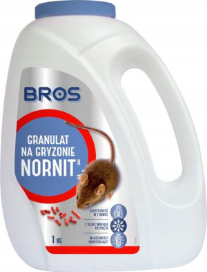 Granulat Na Gryzonie Nornit 1kg Bros
