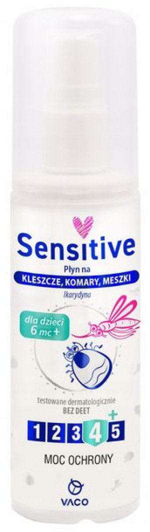 Vaco Sensitive Płyn Na Kleszcze Itp. Ikarydyna 10%