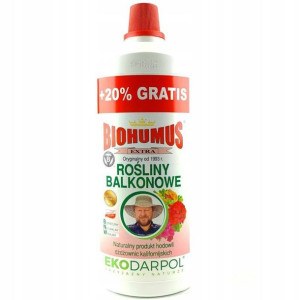 Biohumus kwiaty balkonowe 1l +20% gratis Ekodarpol