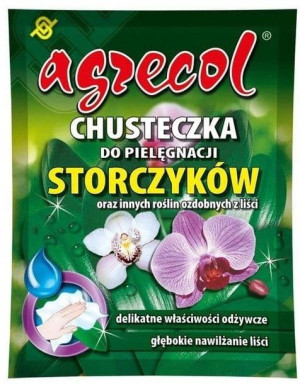 Agrecol chusteczki do pielęgnacji storczyków 1szt