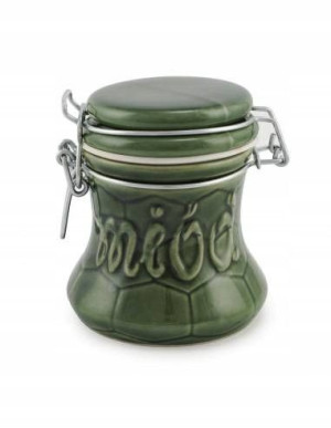 Pojemnik Ceramiczny Na Miód 300 Ml Zieleń