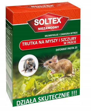 Trucizna,trutka Soltex przeciwko myszom i szczurom