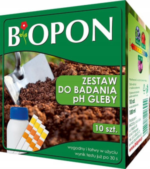 Zestaw do badania PH GLEBY 10szt BIOPON