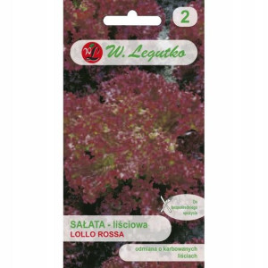 Sałata Liściowa Lollo Rossa 1 G Legutko