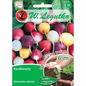 Rzodkiewka Mieszanka Odmian 3*2 M Taśma 6m Legutko