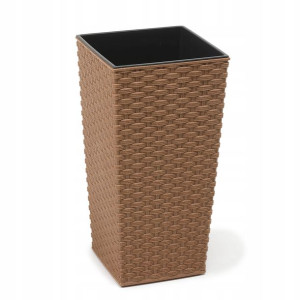 Donica Finezja 19x19 Cm Rattan- Eco Wood