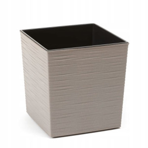 Donica Juka 19 X19 Cm Dłuto Eco Wood Kolor Szary