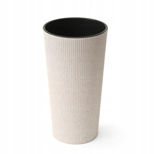 Donica Lilia Średnica 30 Cm Jumper Eco Wood Biały