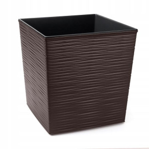 Donica Juka Średnica 25 Cm Dłuto Kolor Mokka
