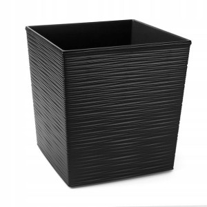 Donica Juka Średnica 30 Cm Dłuto Kolor Czarny