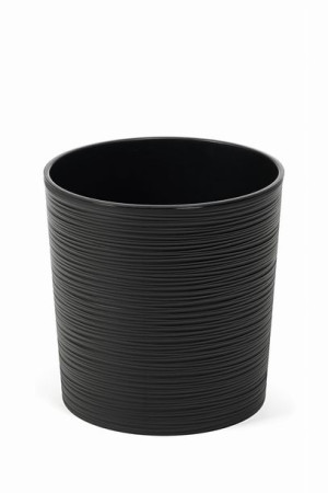 Donica Malwa Średnica 19 Cm Dłuto Kolor Czarny
