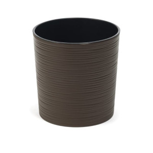 Donica Malwa Średnica 25 Cm Dłuto Kolor Mokka