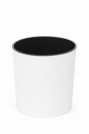 Donica Malwa Średnica 30 Cm Dłuto Kolor Biały