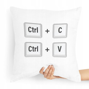 Poduszka Prezent Dla Grafika Ctrl+c Ctrl+v