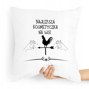 Poduszka Prezent Dla Kosmetyczki Najlepsza Na Wsi