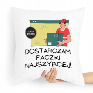 Poduszka Prezent Dla Kuriera Dostarczam Paczki