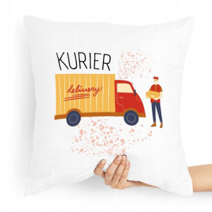 Poduszka Prezent Dla Kuriera Kurier Delivery