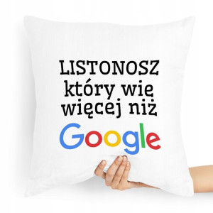 Poduszka Prezent Dla Listonosza Wie Więcej Niż