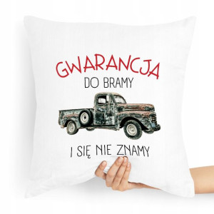 Poduszka Prezent Dla Mechanika Gwarancja Do Bramy