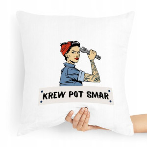 Poduszka Prezent Dla Mechanika Smar Pot Krew