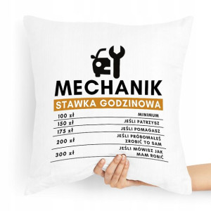 Poduszka Prezent Dla Mechanika Stawka Godzinowa