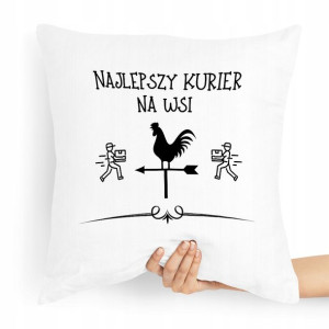Poduszka Prezent Dla Najlepszego Kuriera Na Wsi