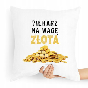 Poduszka Prezent Dla Piłkarza Na Wagę Złota