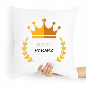 Poduszka Prezent Dla Piłkarza Złoty Piłkarz
