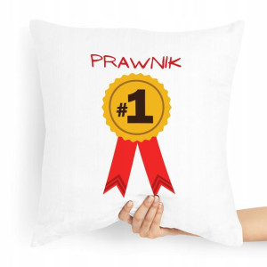 Poduszka Prezent Dla Prawnika Prawnik Na Medal #1