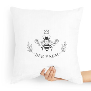 Poduszka Prezent Dla Pszczelarza Bee Farm