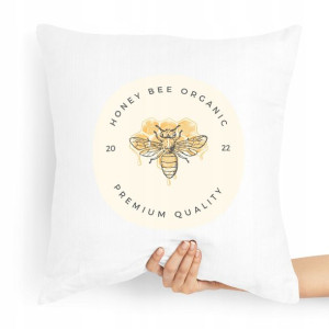 Poduszka Prezent Dla Pszczelarza Honey Bee Organic