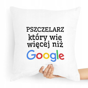 Poduszka Prezent Dla Pszczelarza Wie Więcej Niż