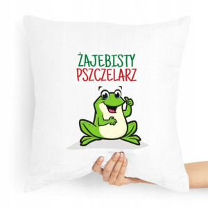 Poduszka Prezent Dla Pszczelarza Żajebisty