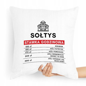 Poduszka Prezent Dla Sołtysa Stawka Godzinowa
