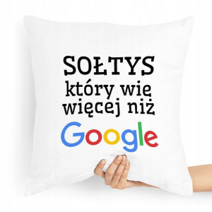 Poduszka Prezent Dla Sołtysa Wie Więcej Niż Google