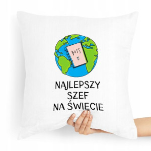 Poduszka Prezent Dla Szefa Najlepszy Na Świecie