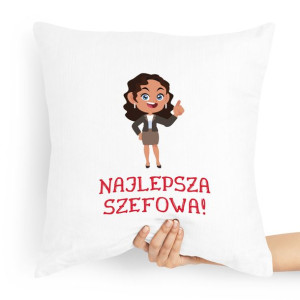 Poduszka Prezent Dla Szefa Najlepszy Szefowa